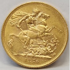 AUSTRALIA 1876 . ONE 1 SOVEREIGN . SYDNEY . GOLD
